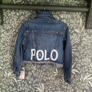 ✨ NWT Kids Ralph Lauren Polo designer denim jacket